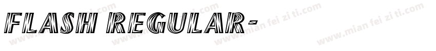 Flash Regular字体转换